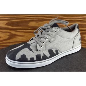 VANS Women Size 8 M‎ Gray Skateboarding Fabric 721356